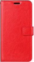 Bookcase Geschikt voor: Samsung Galaxy A30S - Rood - portemonnee hoesje