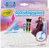 Crayola - Disney Frozen 2 - Color Changing Window Clings - 6 Stuks