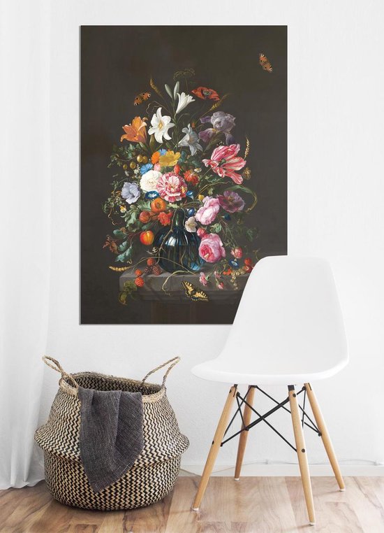 Schilderij op Canvas | Vaas met bloemen Jan Davids de Heem | 40 x 60 cm | PosterGuru