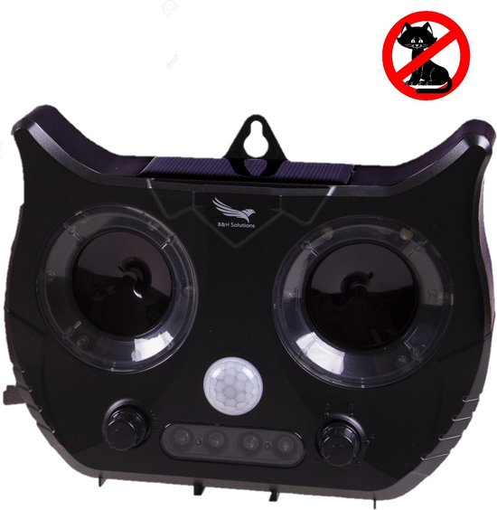 Premium Duivenverjager op zonneenergie - Ultrasone ongedierte verjager - Muizenverjager – Duivenverjager – Vogelverjager – Kattenschrik - Pest reject op batterijen voor de tuin – Katten afweermiddel – Ongediertebestrijding | B&H