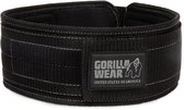 Gorilla Wear 4 inch Nylon Belt - Lifting Belt - S/M - Zwart