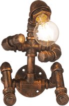 Industriële Wandlamp Waterleiding Man – Funnylights Golem