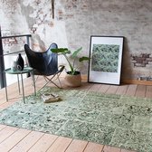 Vintage vloerkleed - Wonder Patchwork Groen/Zwart 225x330cm