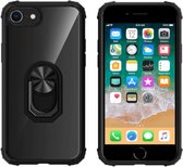 Backcover Ring voor Apple iPhone 8 Plus/7 Plus/6 Plus Transparant Zwart