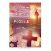 Hardcover journal possible with God