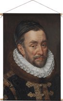 Willem van Oranje | Adriaen Thomasz  | oude meesters | Textieldoek | Textielposter | Wanddecoratie | 45CM x 67,5CM” | Schilderij