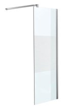 Clp Nano - Douchewand - Semi-matglazen 80 x 200 x 100 cm