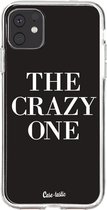 Casetastic Apple iPhone 11 Hoesje - Softcover Hoesje met Design - The Crazy One Print