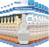 Airpure Plug-In Moments Linen Room - 12 stuks - voordeelverpakking