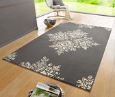 Modern vloerkleed Blossom - grijs 80x150 cm