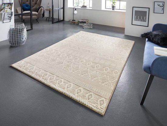 Design vloerkleed Roanne Elle Decoration - crème/beige 200x290 cm