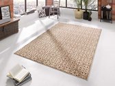 Modern vloerkleed Pattern - bruin/crème 80x150 cm