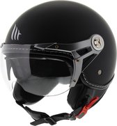 MT Soul Retro helm mat zwart