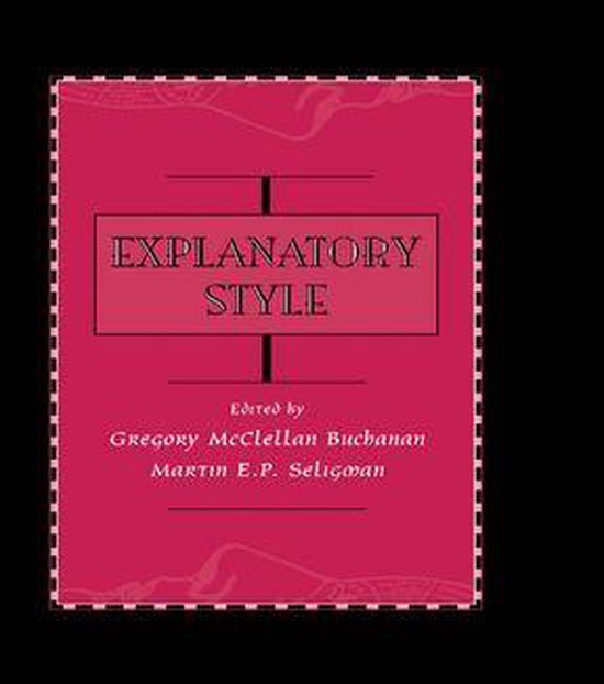 Explanatory Style - cover