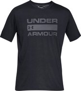Under Armour Team Issue Wordmark SS Heren Sportshirt - Maat XL - Black