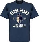 Seoul E-Land Established T-Shirt - Donkerblauw - XXL