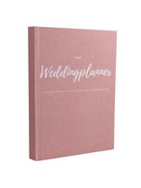 Weddingplanner invulboek - A5 - Linnen cover Roze