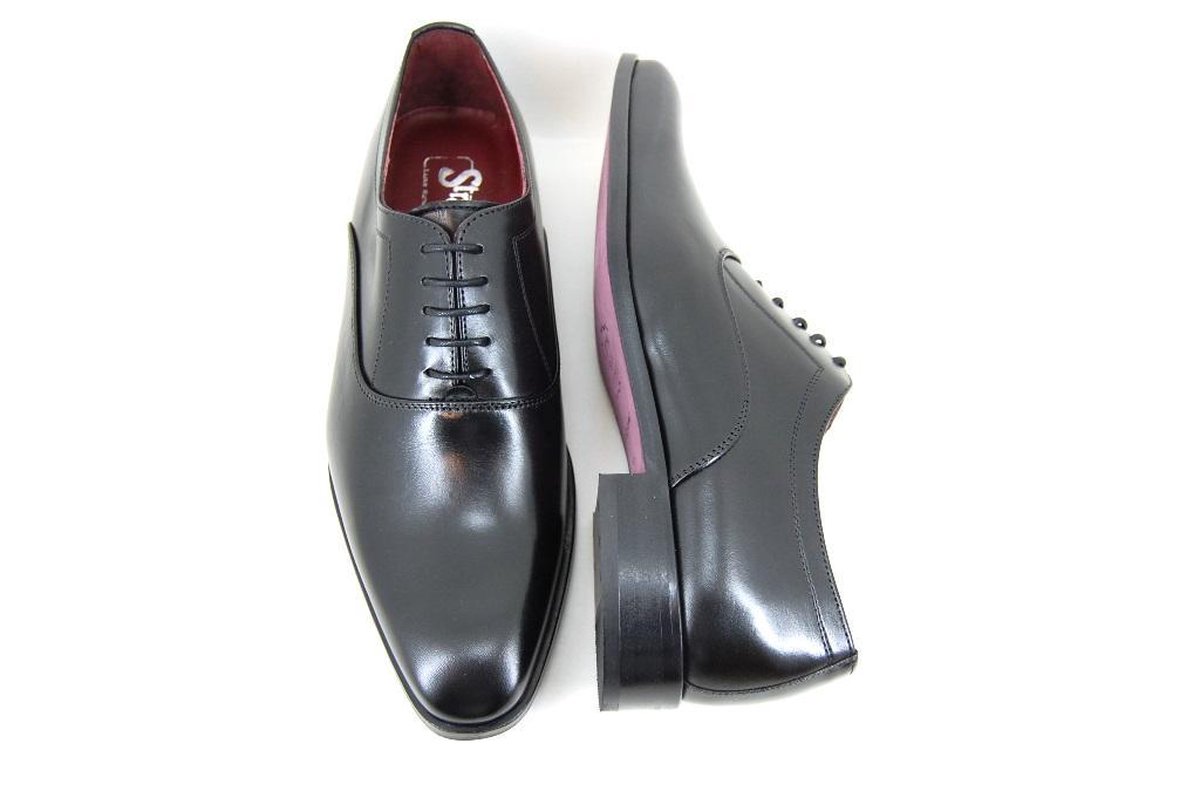 Stravers - Nette Herenschoenen Maat 47 Zwart Grote Maten Zakelijke Schoenen  voor Heren | bol.com