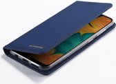 Samsung Galaxy A20e Portemonnee Stand Bookcase Hoesje Kunstleer Blauw