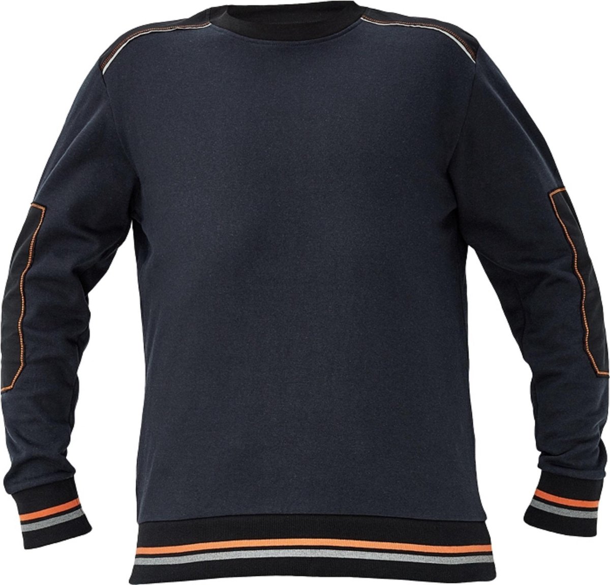 CRV Knoxfield Sweater 03060068 - Antraciet/Oranje - XL