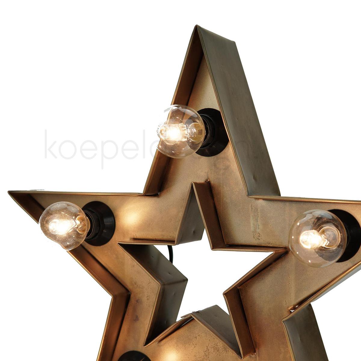 Lamp Ster (Vintage) Klein - Goud | bol.com