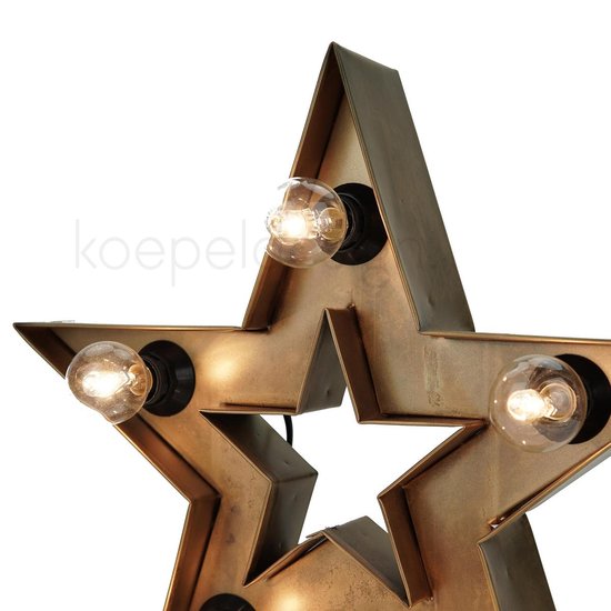 Lamp Ster (Vintage) Klein - Goud | bol.com