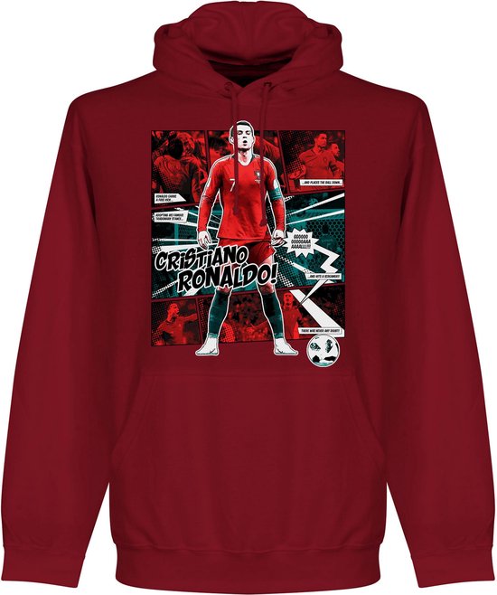 Ronaldo Portugal Comic Hoodie - Paars  - L