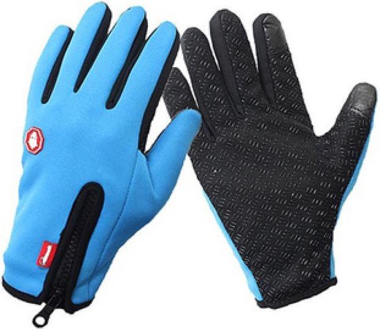Tech Fleece Handschoenen - Blauw - Maat S
