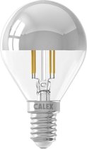 Calex Spherical LED Mirror Lamp Warm - E14 - 310 Lm - Zilver