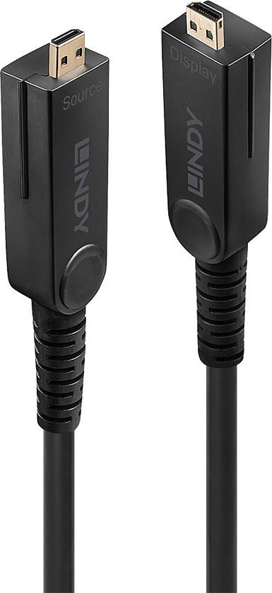 Câble Micro-HDMI 4K60 Hybride Fibre Optique, Connecteurs HDMI & DVI fournis, 20m