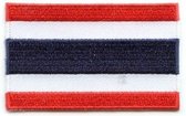 Thailandse Vlag Patch - Kledingembleem