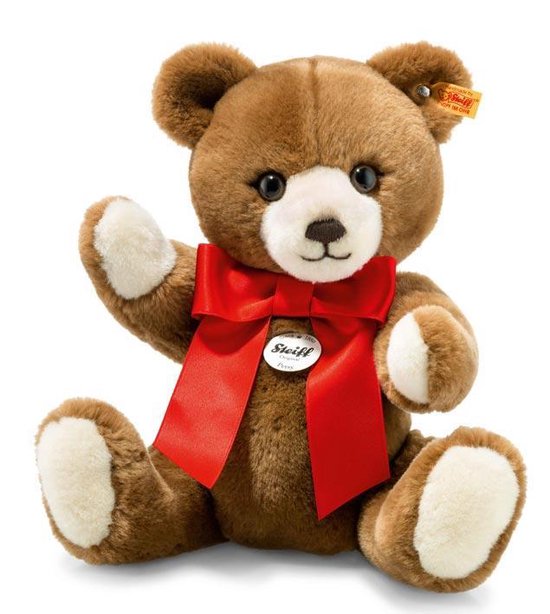 希少】シュタイフ 大きめモーリー 30cm ポシェット掛けてます