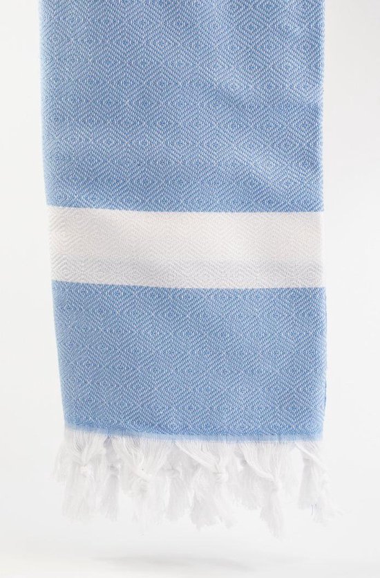 uit Turkije By Aquatolia Hamamdoek Perge - 100% Zacht Katoen - Strandlaken - Handdoek -  - 100cm x 180cm - Originele hamamdoek uit Turkije