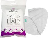 Daily Concepts Daily Hair Wrap Towel White