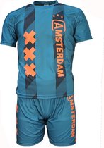 Amsterdam Replica Voetbal Tenue T-Shirt + Broek Set 2019-2020 Groen, Maat:  M