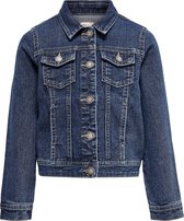 KIDS ONLY KONSARA MED BLUE DNM JACKET NOOS Meisjes Jas - Maat 128