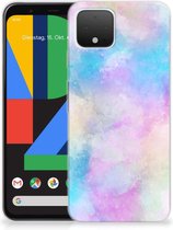 Housse TPU Silicone Etui pour Google Pixel 4 Coque Téléphone Aquarelle Lumière