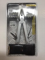 Multitool RVS - portemonnee gadget - Multipurpose pocket survival kit tool - veelzijdig gereedschap in creditkaart formaat - Stainless steel