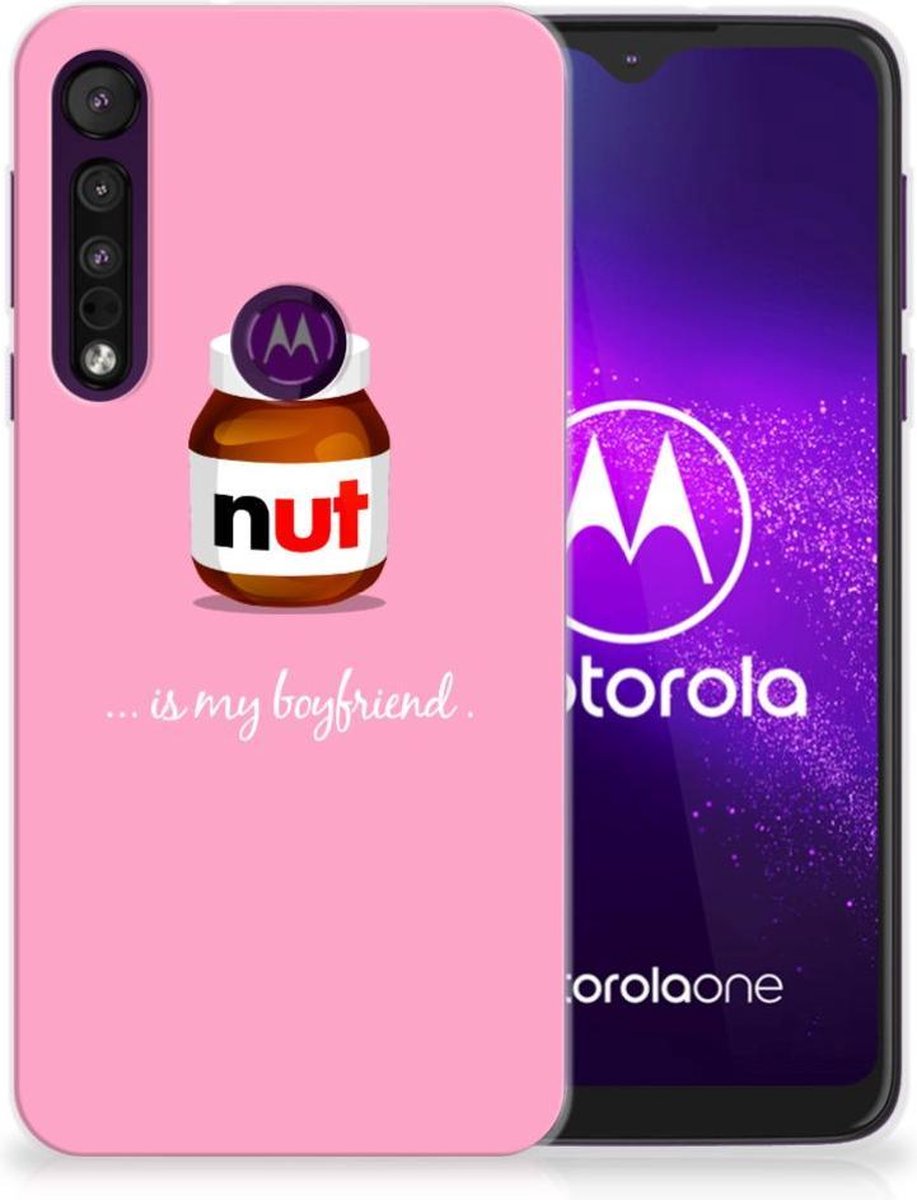 Motorola One Macro Siliconen Case Nut Boyfriend