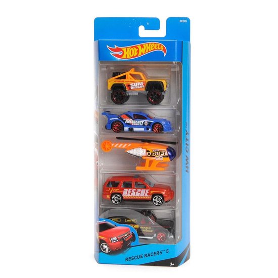 Coffret cadeau Hot Wheels avec 5 voitures