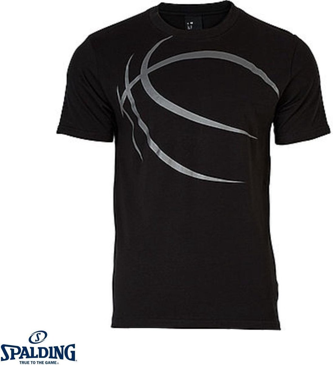 Spalding Street T-shirt - zwart - maat S