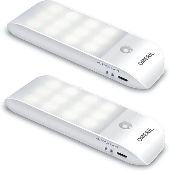 Led nachtlampje met bewegingssensor oplaadbaar Via USB bewegingsmelder  Volwassenen... | bol.com