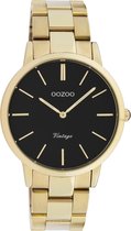OOZOO Vintage series - Gouden horloge met gouden roestvrijstalen armband - C20035 - Ø38