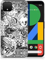 Silicone Back Case Google Pixel 4 XL Skulls Angel