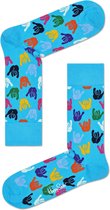 Happy Socks - Hang Loose - blauw Multi - Unisex - Maat 36-40