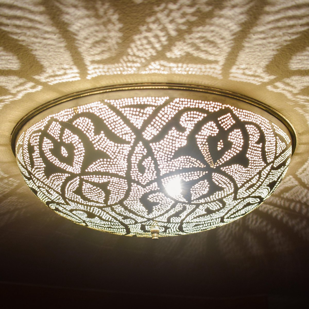 Oosterse Arabische Filigrain Sfeer Hal Plafond Lamp “Zaida”– Oosterse  Zilver... | bol.com