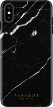 Paradise Amsterdam 'Midnight Marble' Fortified Phone Case - iPhone XS Max - zwart marmer steen telefoonhoesje