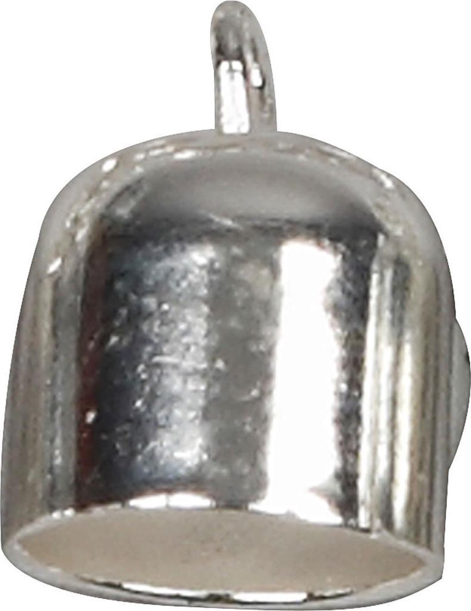 Creotime Eindkap, d: 8 mm, verzilverd, SP, 50 stuks
