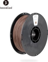 kexcelled-PLA-K5Wood-1.75mm-Bruin Hout/Brown Wood-1000g(1kg)-3d printing filament