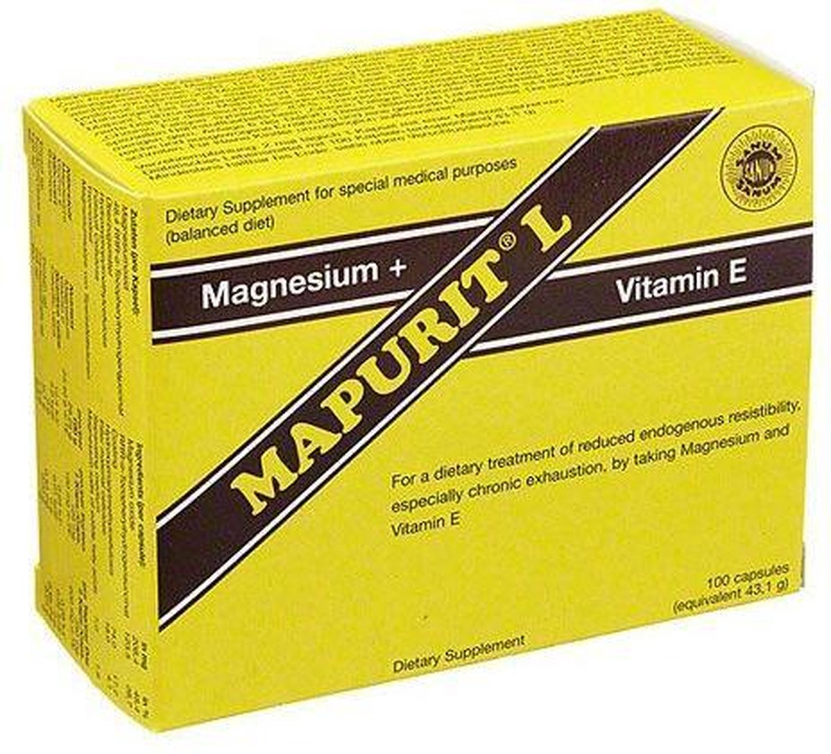 Mapurit - magnesium + Vit E
